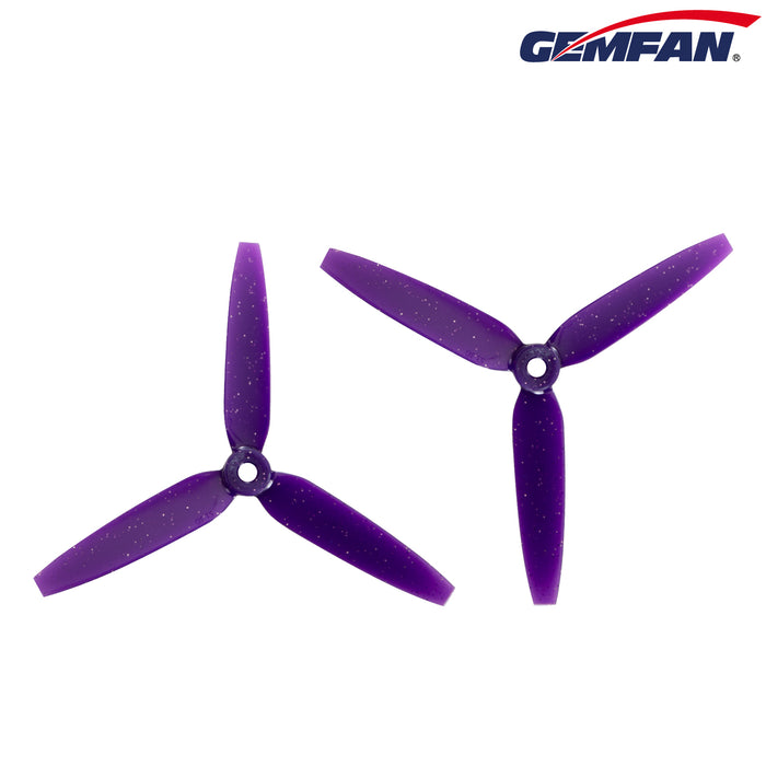 Gemfan 513D 5149 Tri-Blade 5" Prop 2CW+2CCW - Choose Color