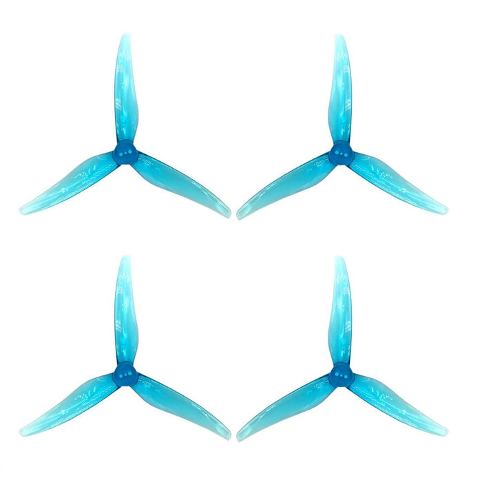 Gemfan Hurricane SL 5125-3 Tri-Blade 1.5mm T-Mount 5 inch Ultralite Racing Prop - Choose Color