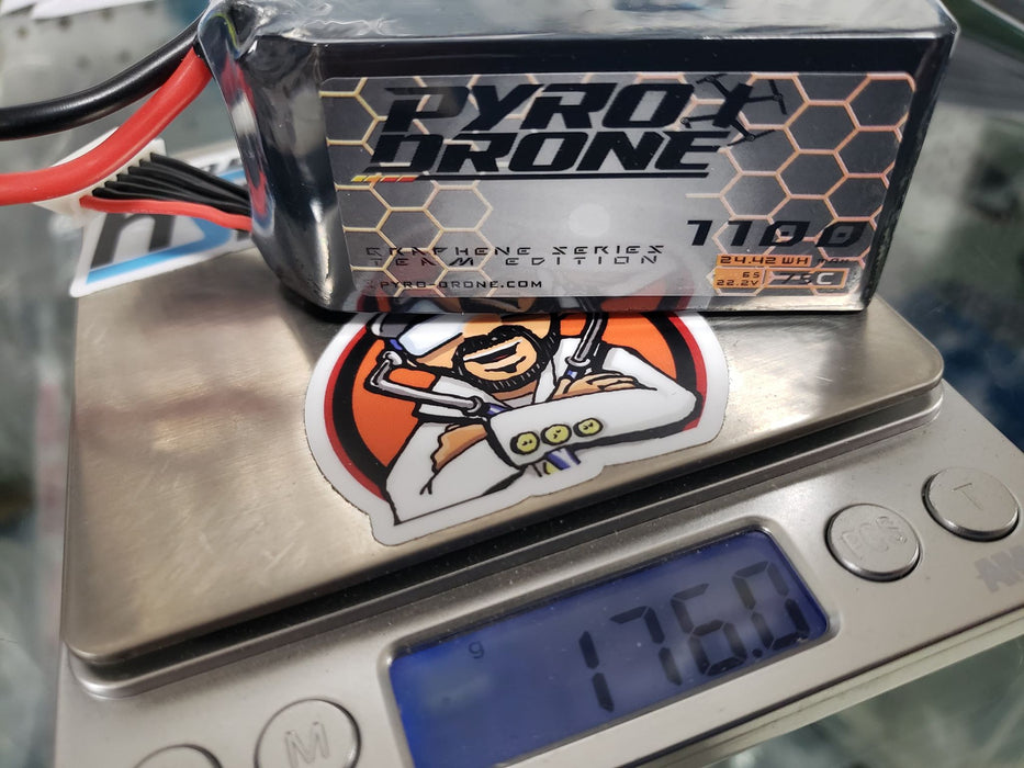 PyroDrone Graphene 1100mAh 6S 22.2V 75C