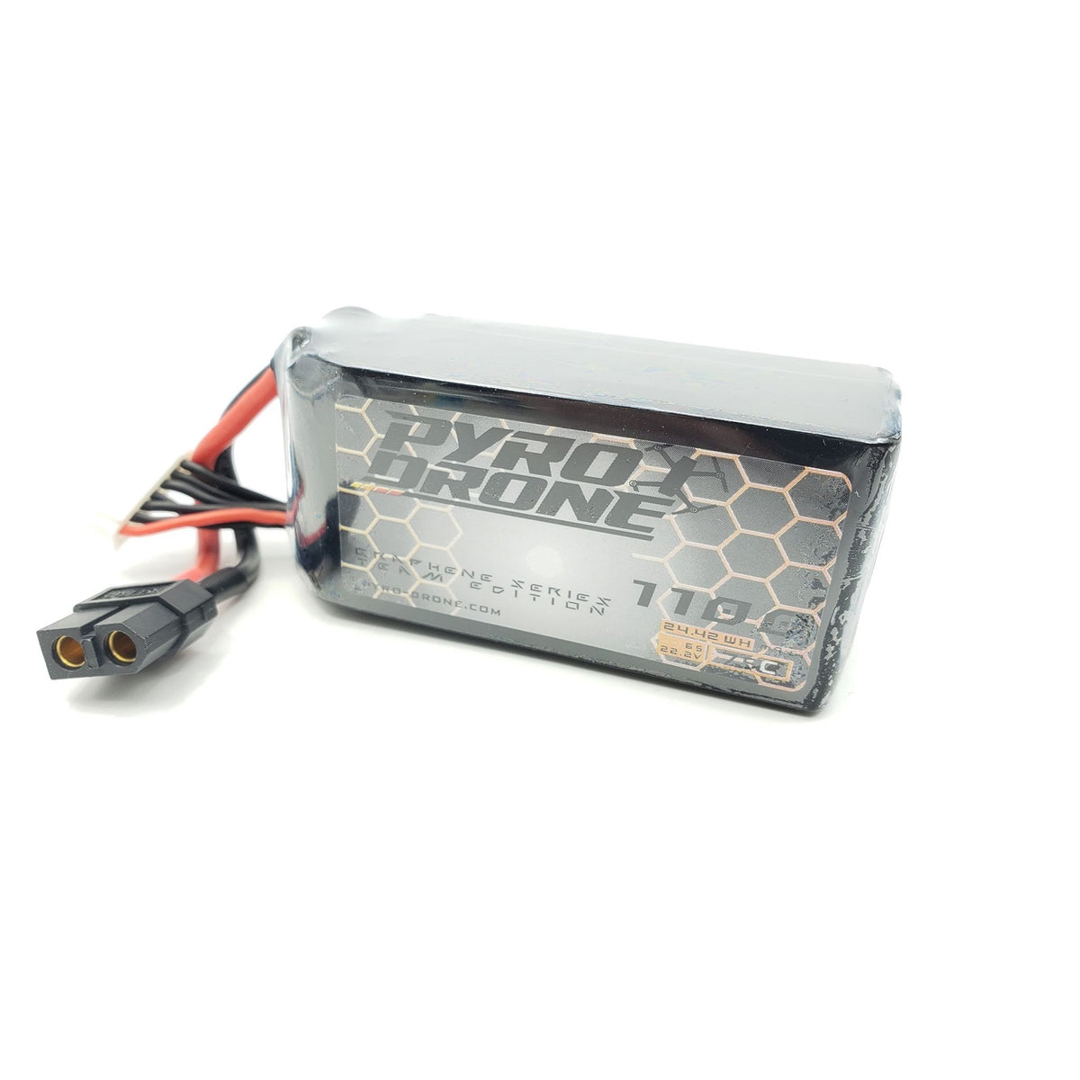 PyroDrone Graphene 1100mAh 6S 22.2V 75C — Pyrodrone