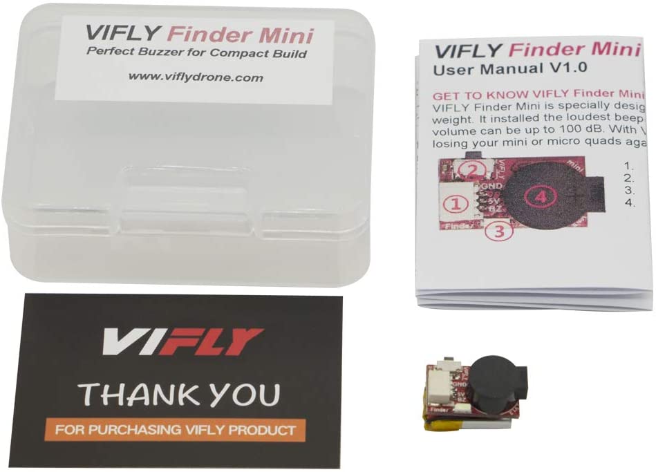 VIFLY Finder Mini FPV Micro Racing Drone Buzzer with Battery