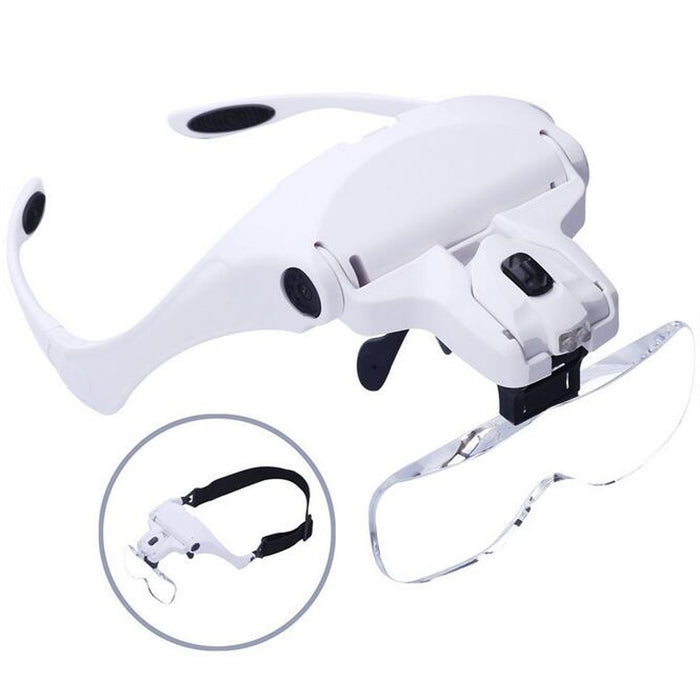 Head Mount Magnifier W/ LED & Lenses