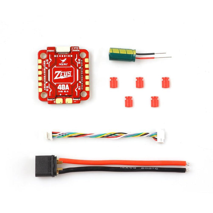 HGLRC Zeus 48A 4in1 ESC 3-6S BL_S with Heat Sink - 30x30mm