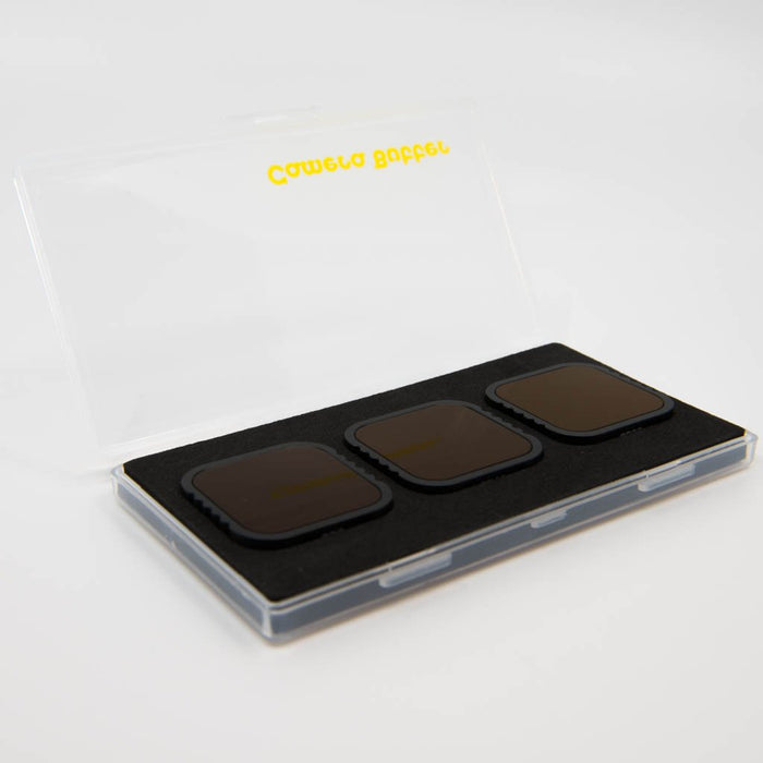 Camera Butter GoPro Hero 9,10,11,12, Hero Bones ND Filters - Premium Gorilla glass, twist-Choose Option