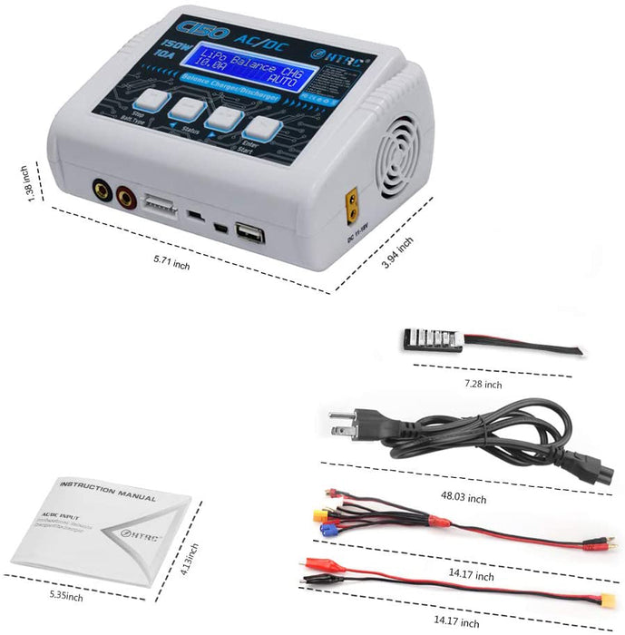 Caricabatterie HTRC LiPo - Caricabatterie Rapido Italia - Foto 12