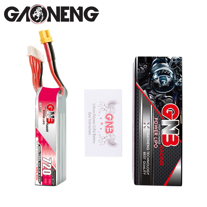 Gaoneng GNB 6S 720MAH 100C HV Li-Po Battery - XT30