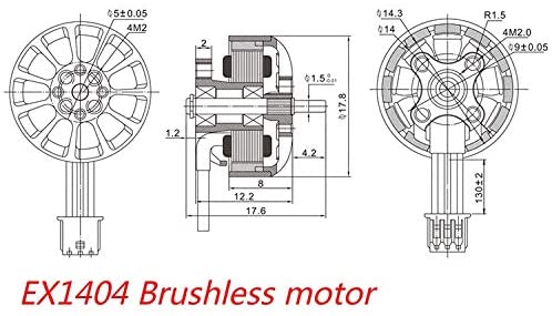 Happymodel EX1404 1404 Motor 3500KV