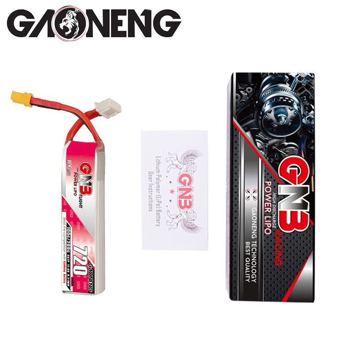 Gaoneng GNB 3S 720MAH 100C HV Li-Po Battery - XT30