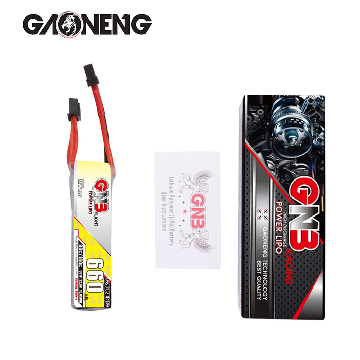 Gaoneng GNB 6S 660MAH 90C HV Li-Po Battery - XT30