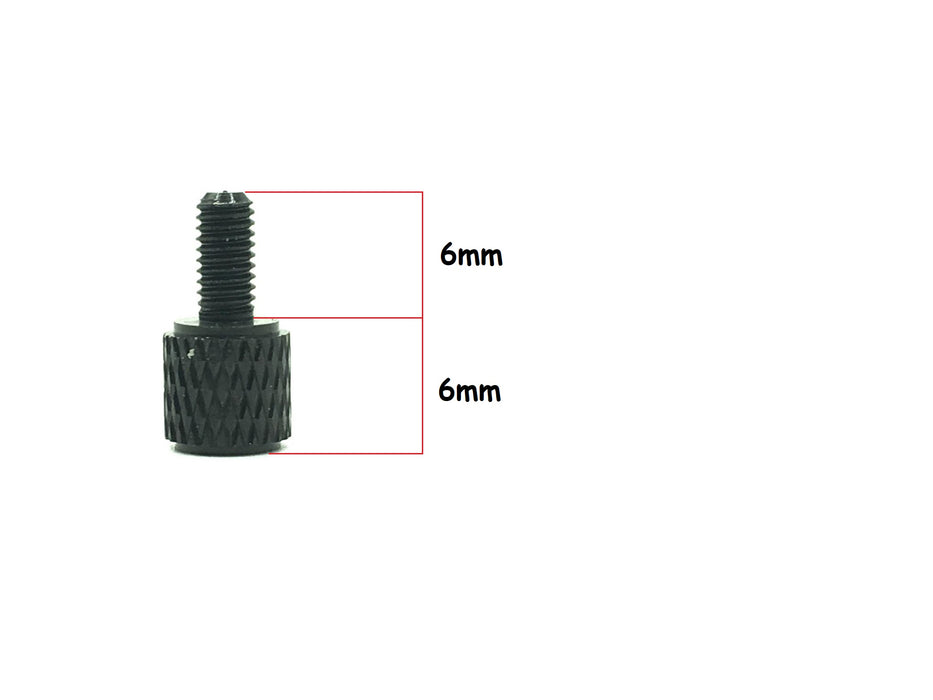 M3 Aluminum Stack Standoff 6mm+6mm (5 pc.)