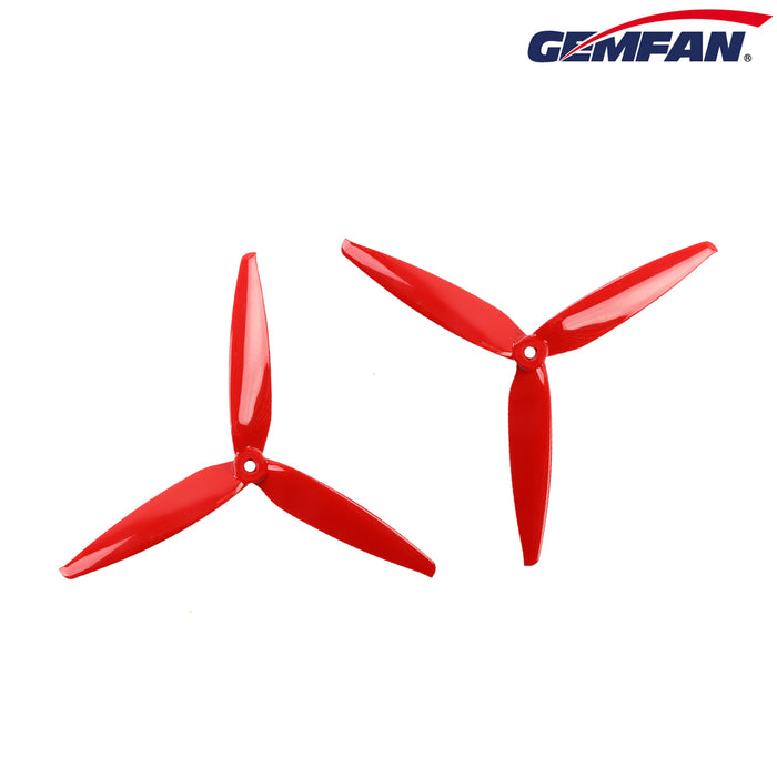 Gemfan Flash 7040 Tri-Blade 7" Prop 4 Pack - (Choose Color)