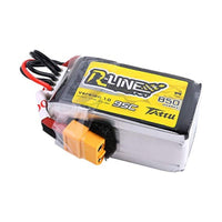 Tattu R-Line 850mAh 14.8V 95C 4S1P Lipo Battery Pack with XT60 Plug