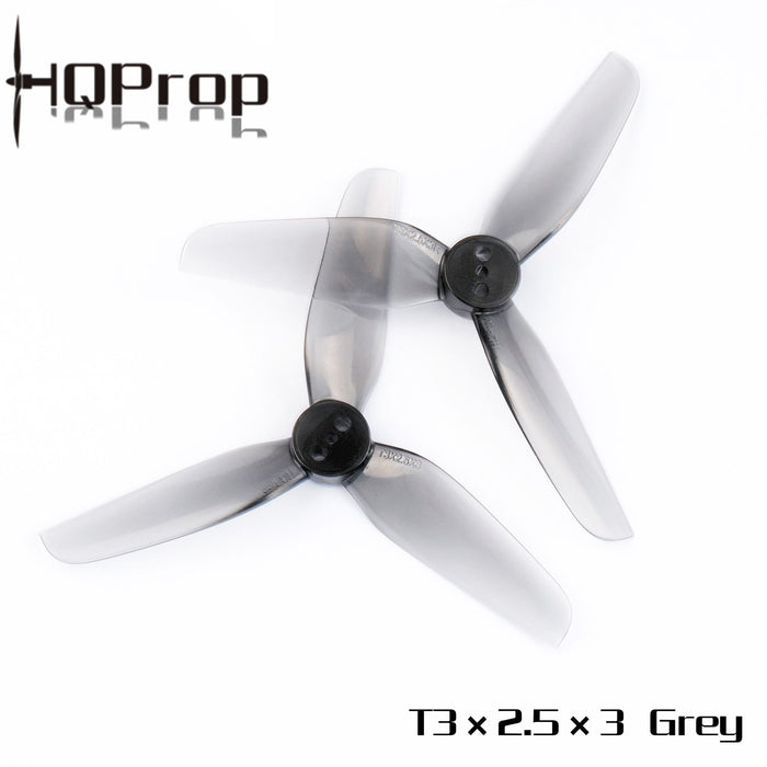 HQ Prop T3X2.5X3 Durable Tri-Blade 3" Prop - Grey