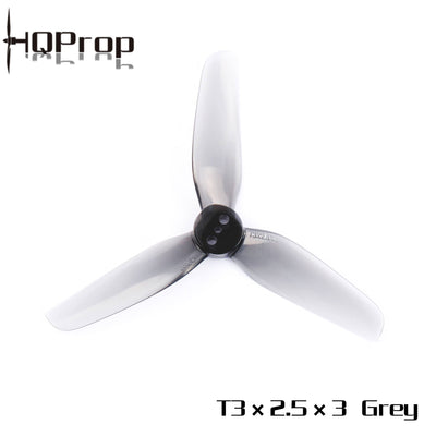 HQ Prop T3X2.5X3 Durable Tri-Blade 3" Prop - Grey