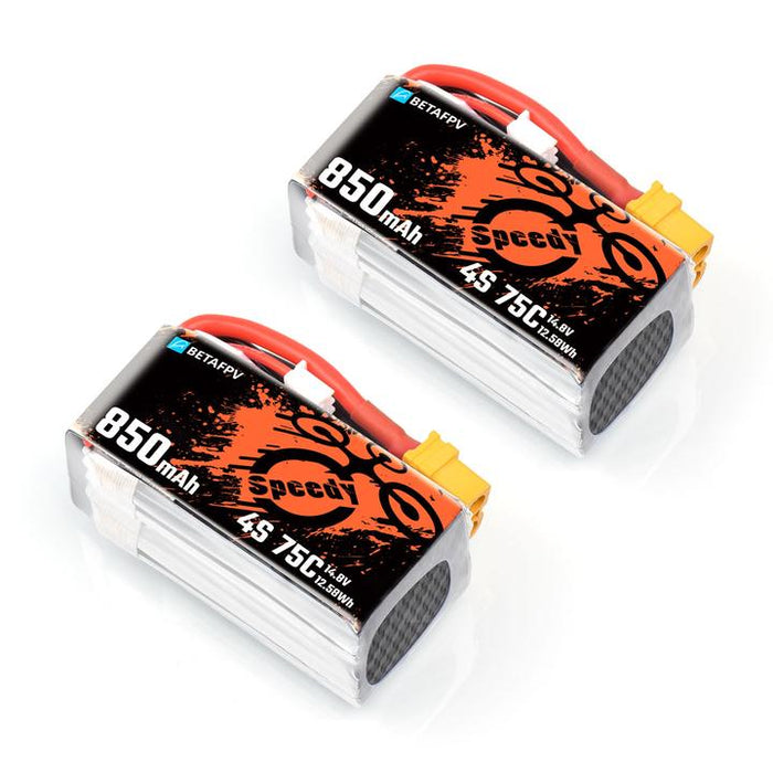 BetaFPV 850mAh 4S 75C Lipo Battery (2PCS) - XT30