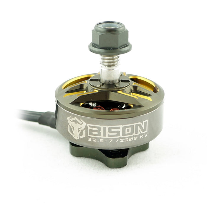 RCINPOWER Bison 22.5-7 2500KV FPV Drone Motor - (Gun Metal)