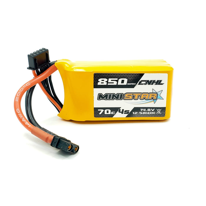 CNHL 850MAH 4S 70C Ministar 14.8V Lipo FPV Battery - XT30