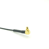 90 DEGREE MMCX TO SMA EXTENSION CABLE SOFT RG178