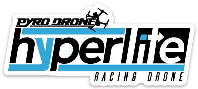 Hyperlite high quality die cut sticker — Pyrodrone
