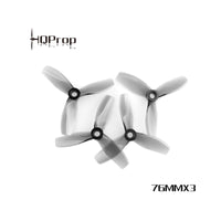 HQProp D76MMX3 for Cinewhoop Grey (2CW+2CCW)-Poly Carbonate