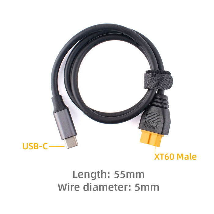 ToolkitRC SC100 - USB-C to XT60 Adapter Cable