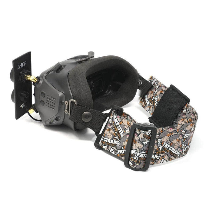 FatStraps 2" FPV Goggle Strap for DJI/Avatar/Dominator/HDZero - Choose Style