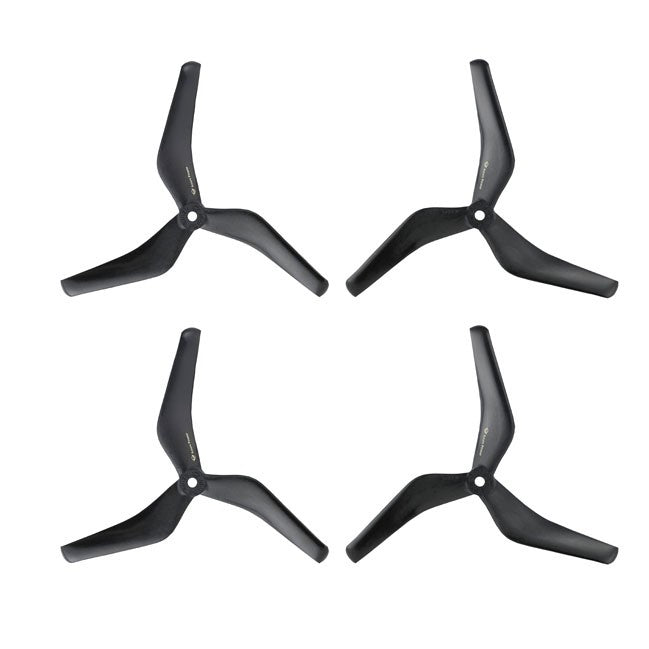 Azure Power 6145 Carbon Fiber BSP - Big Smooth Props (Set of 4 - Black)