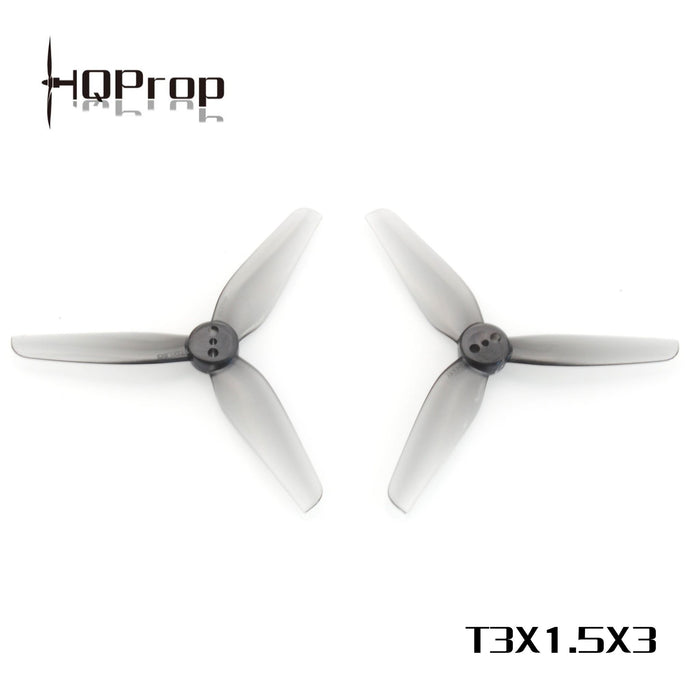 HQ PROP T3X1.5X3 DURABLE TRI-BLADE 3" PROP - GREY