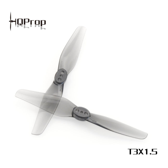 HQ PROP T3X1.5 DURABLE BI-BLADE 3" PROP - GREY