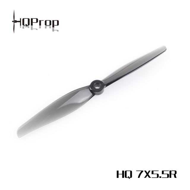 HQ Prop 7x5.5x2 Bi-Blade 7" Prop Light Grey - Poly Carbonate - (2CW+2CCW)