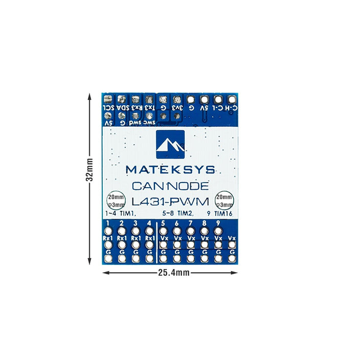 Matek CAN-L4-PWM AP_PERIPH DroneCAN TO PWM Adapter