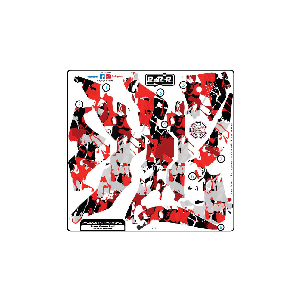 dji goggles sticker NXGraphics DJI FPV Goggle Wrap