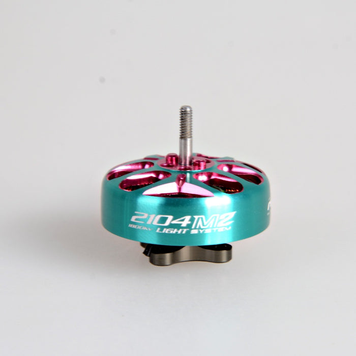 RCINPOWER GTS V3 2104-M2 1800KV Motor - Teal/Pink