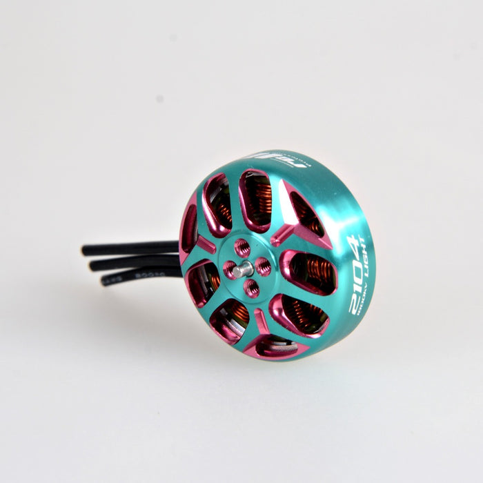 RCINPOWER GTS V3 2104-T 1800KV Motor - Teal/Pink