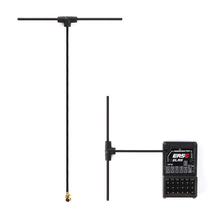 RadioMaster ER5C ELRS 2.4GHz 5 Channel PWM Receiver w/ UFL Antenna