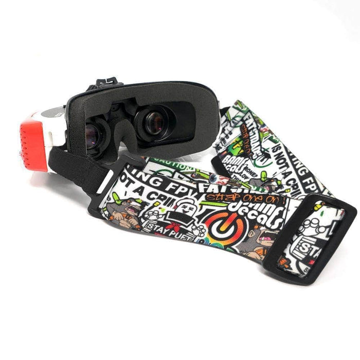FatStraps 2" FPV Goggle Strap for DJI/Avatar/Dominator/HDZero - Choose Style