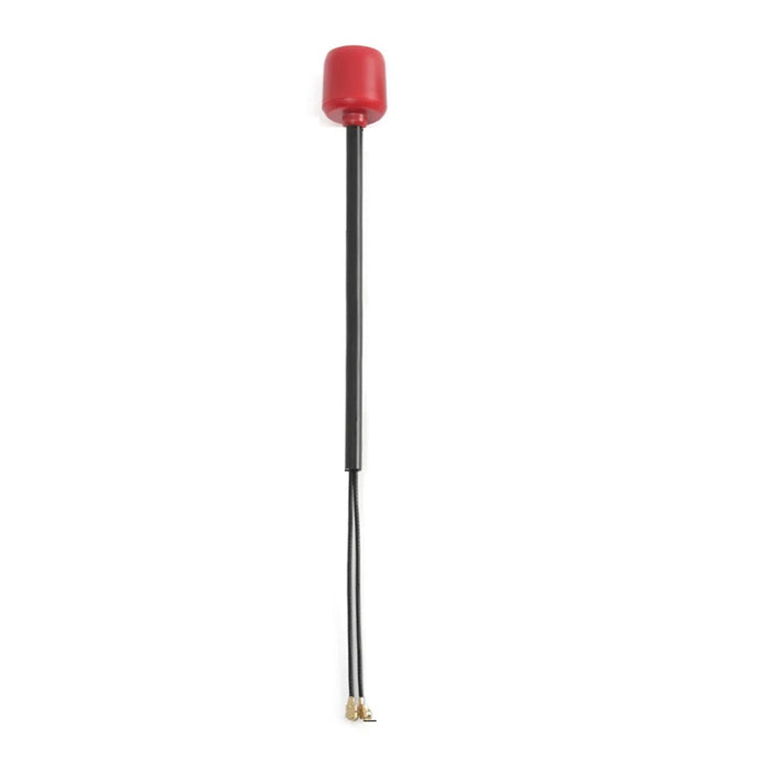 FlyFishRC Dual Band 5.8Ghz/2.4GHz U.FL Antenna For DJI O3 (Red) - Choose Length