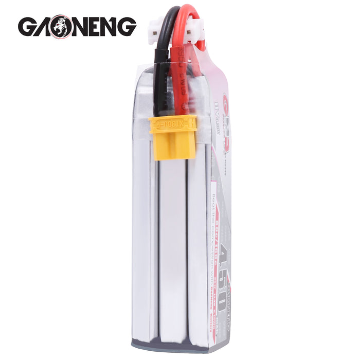 Gaoneng GNB 3S 11.4V HV 450mah LiPo Battery 80C XT30 LiHV