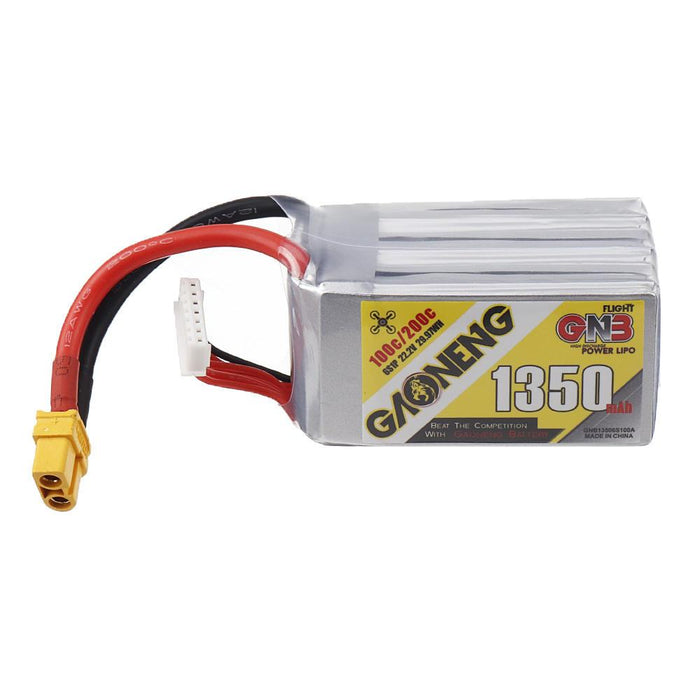 Gaoneng GNB 1350mAh 22.2v 6S 100C Lipo Battery - XT60