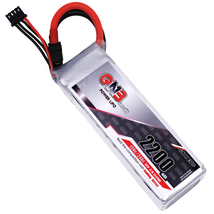 Gaoneng GNB 11.1V 2200MAH 120/240C 3S LIPO BATTERY JST/XT60