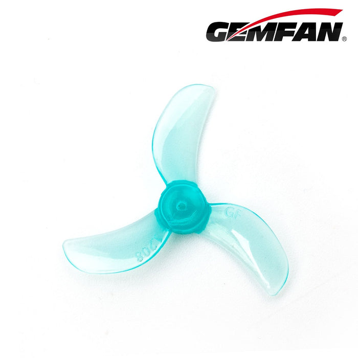 Gemfan 1208-3 31MM Tri blade 1mm Shaft (4CW+4CCW) Poly Carbonate - Choose Color