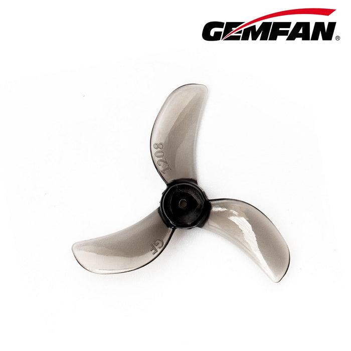 Gemfan 1208-3 31MM Tri blade 1mm Shaft (4CW+4CCW) Poly Carbonate - Choose Color