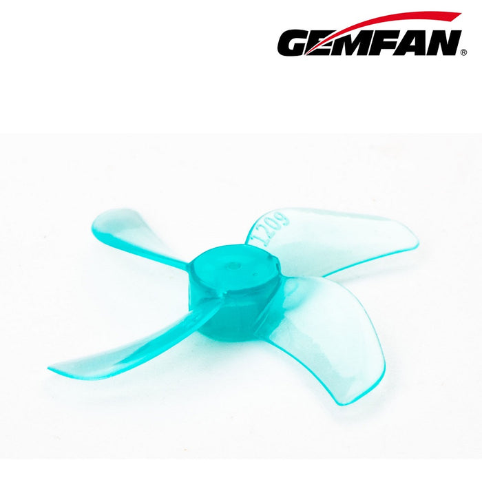 Gemfan 1209-4 31MM Quad blade 1mm Shaft (4CW+4CCW) Poly Carbonate - Choose Color