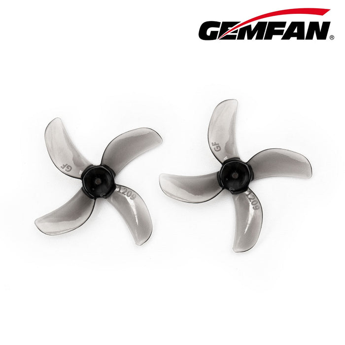 Gemfan 1209-4 31MM Quad blade 1mm Shaft (4CW+4CCW) Poly Carbonate - Choose Color