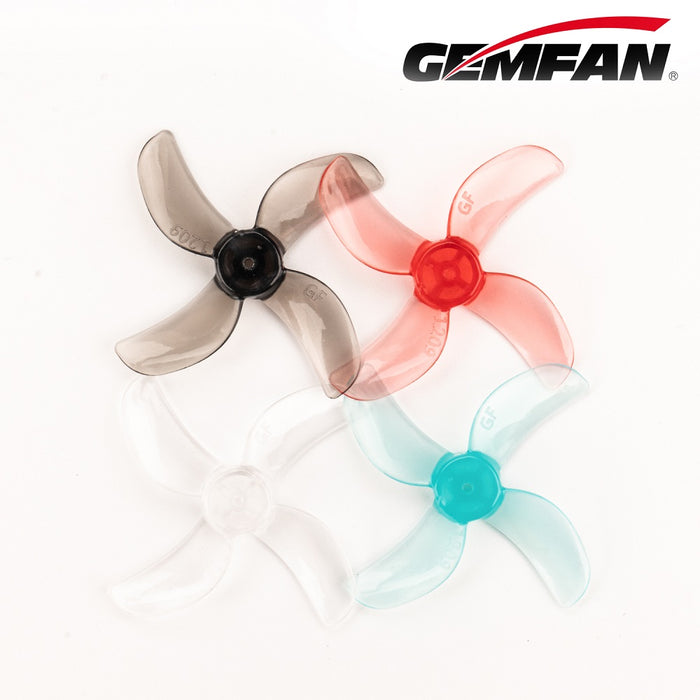 Gemfan 1209-4 31MM Quad blade 1mm Shaft (4CW+4CCW) Poly Carbonate - Choose Color