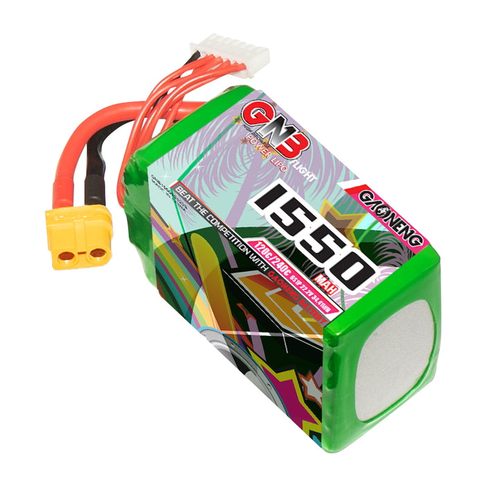 Gaoneng GNB 1550mAh 22.2V 6S 120C Lipo Battery - XT60