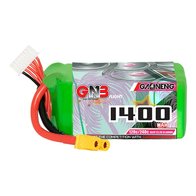 Gaoneng GNB 1400mAh 22.2V 6S 120C Lipo Battery - XT60