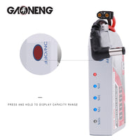 Gaoneng GNB 3000MAH 2S 5C Goggles Lipo Battery Power Indicator