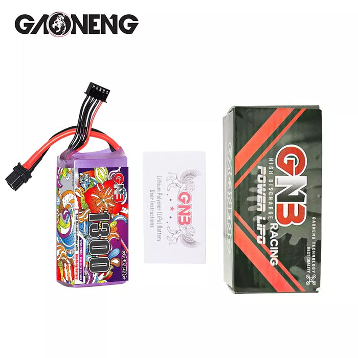 Gaoneng GNB 1300mAh 15.2V 4S HV 120C Lipo Battery - XT60