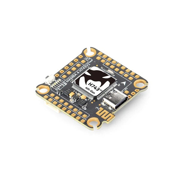 Diatone MAMBA MK4 H743 V2 + F65A 65A 3-6S 128K BLHeli_32 Flight Controller/ESC Stack - 30x30mm